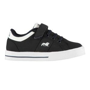 Lonsdale Childrens/Kids Latimer Leather Sneakers / Navy
